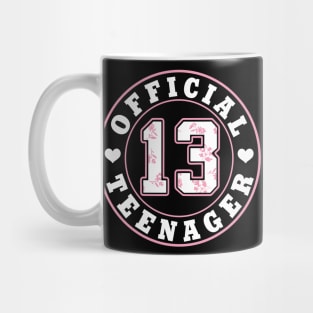 13th Birthday Official Teenager Girls Mug